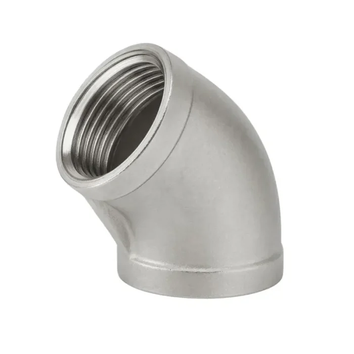 Chếch inox ren