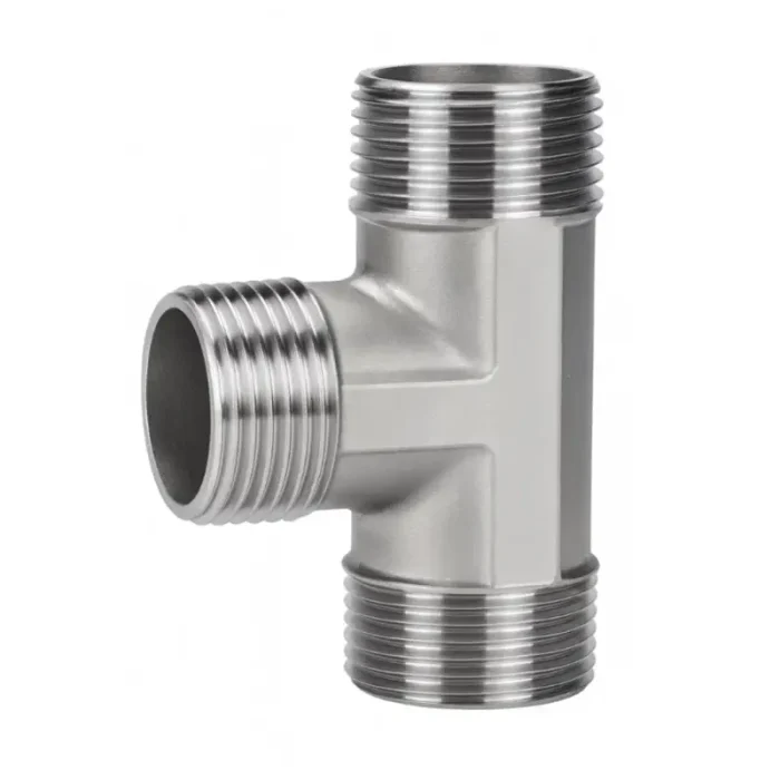 Tê ren ngoài inox