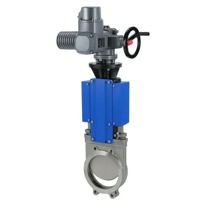 Van dao inox điều khiển điện